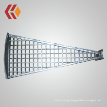 Professional Manufacturer Galvanized Spiral Stair Tread / Fan-shape Stair Tread